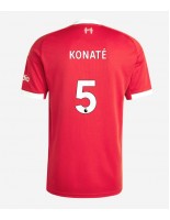 Moške Nogometnih dresov Liverpool Ibrahima Konate #5 Domači 2025-26 Kratki rokavi